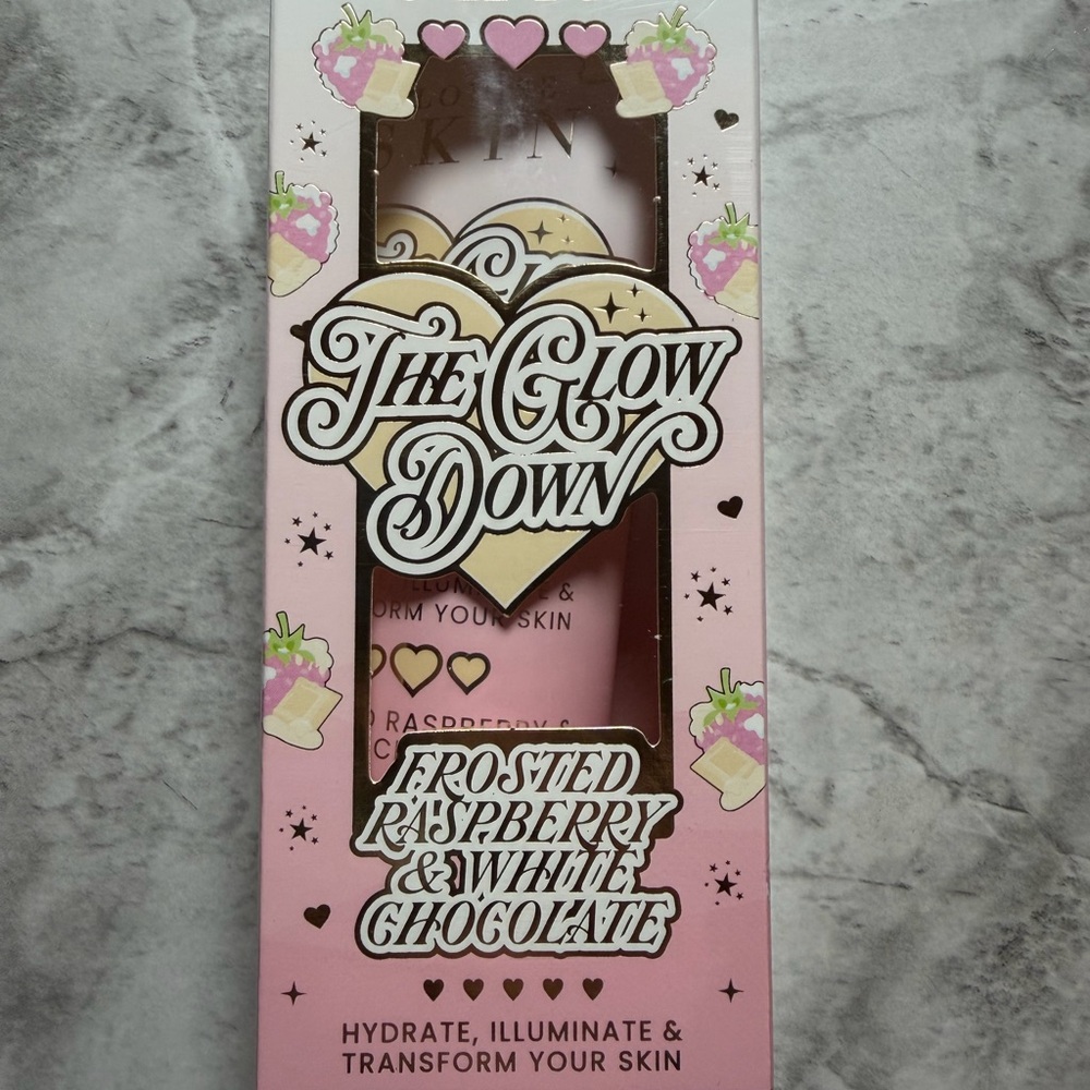 P.louise The Glow Down Frosted Raspberry & White Chocolate Body Cream